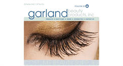 Desktop Screenshot of garlandbeautyproducts.com